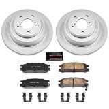 Power Stop 93-96 Subaru Impreza Rear Z17 Evolution Geomet Coated Brake Kit thumbnail 1