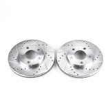Power Stop 94-04 Ford Mustang Front Evolution Drilled & Slotted Rotors - Pair thumbnail 3