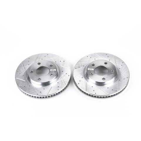 Power Stop 00-04 Buick LeSabre Front Evolution Drilled & Slotted Rotors - Pair thumbnail 1