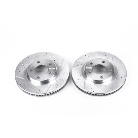 Power Stop 00-04 Buick LeSabre Front Evolution Drilled & Slotted Rotors - Pair thumbnail 2