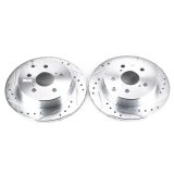 Power Stop 10-12 Lexus HS250h Rear Evolution Drilled & Slotted Rotors - Pair thumbnail 2