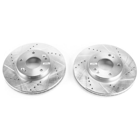 Power Stop 07-10 Kia Rondo Front Evolution Drilled & Slotted Rotors - Pair thumbnail 1