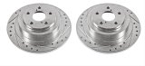 Power Stop 03-06 Subaru Baja Rear Evolution Drilled & Slotted Rotors - Pair thumbnail 4