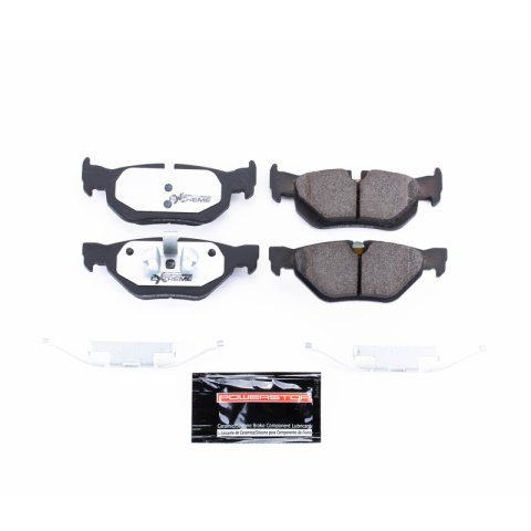 Power Stop 07-09 BMW 323i Rear Z26 Extreme Street Brake Pads w/Hardware thumbnail 2