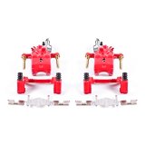Power Stop 96-01 Infiniti I30 Rear Red Calipers w/Brackets - Pair thumbnail 1