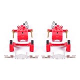 Power Stop 96-01 Infiniti I30 Rear Red Calipers w/Brackets - Pair thumbnail 2