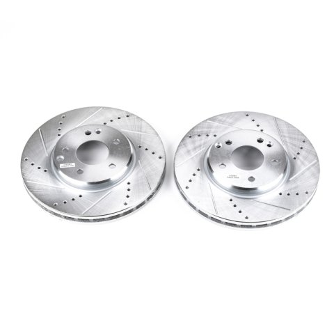 Power Stop 04-08 Chrysler Crossfire Front Evolution Drilled & Slotted Rotors - Pair thumbnail 1
