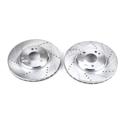 Power Stop 04-08 Chrysler Crossfire Front Evolution Drilled & Slotted Rotors - Pair thumbnail 3