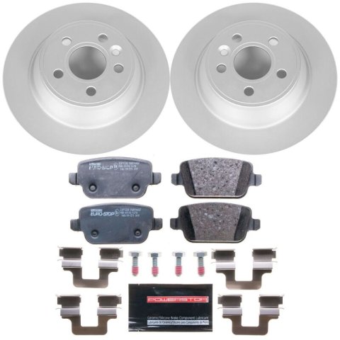 Power Stop 07-11 Volvo S80 Rear Euro-Stop Brake Kit thumbnail 1