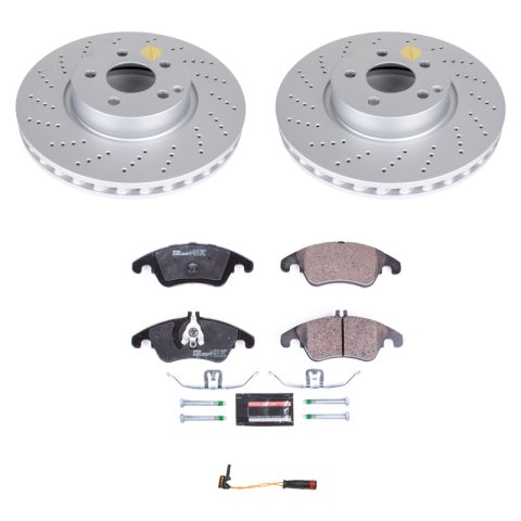Power Stop 2014 Mercedes-Benz C300 Front Euro-Stop Brake Kit thumbnail 1