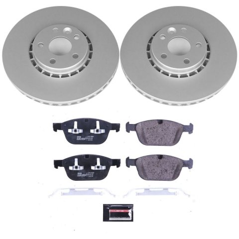 Power Stop 10-15 Volvo XC60 Front Euro-Stop Brake Kit thumbnail 2