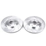Power Stop 03-05 Infiniti FX35 Front Evolution Drilled & Slotted Rotors - Pair thumbnail 2