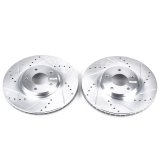 Power Stop 03-05 Infiniti FX35 Front Evolution Drilled & Slotted Rotors - Pair thumbnail 3