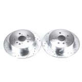 Power Stop 04-05 Toyota RAV4 Rear Evolution Drilled & Slotted Rotors - Pair thumbnail 2