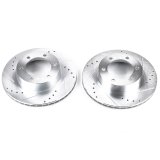 Power Stop 96-02 Toyota 4Runner Front Evolution Drilled & Slotted Rotors - Pair thumbnail 1