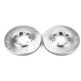 Power Stop 97-03 Infiniti QX4 Front Evolution Drilled & Slotted Rotors - Pair thumbnail 1