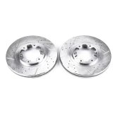 Power Stop 97-03 Infiniti QX4 Front Evolution Drilled & Slotted Rotors - Pair thumbnail 3