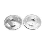 Power Stop 04-09 Cadillac XLR Rear Evolution Drilled & Slotted Rotors - Pair thumbnail 1