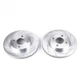 Power Stop 05-10 Chevrolet Cobalt Front Evolution Drilled & Slotted Rotors - Pair thumbnail 2