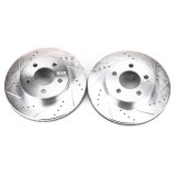Power Stop 02-07 Jeep Liberty Front Evolution Drilled & Slotted Rotors - Pair thumbnail 2