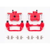 Power Stop 98-03 Subaru Forester Rear Red Calipers w/Brackets - Pair thumbnail 2
