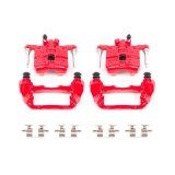 Power Stop 98-03 Subaru Forester Rear Red Calipers w/Brackets - Pair thumbnail 3