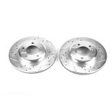 Power Stop 2000 BMW 323i Front Evolution Drilled & Slotted Rotors - Pair thumbnail 1