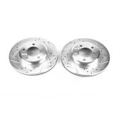 Power Stop 2000 BMW 323i Front Evolution Drilled & Slotted Rotors - Pair thumbnail 2