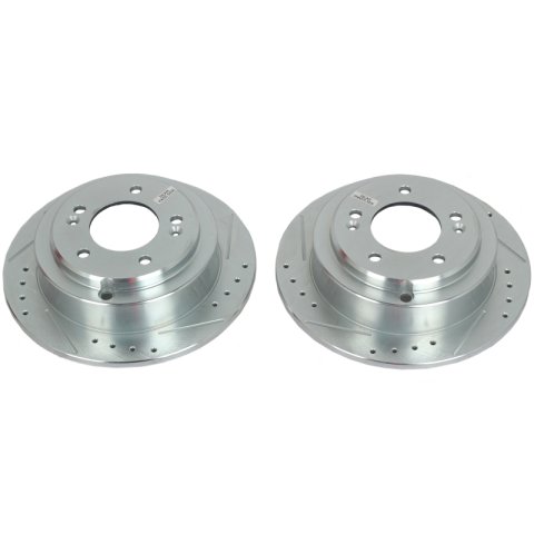 Power Stop 04-06 Kia Amanti Rear Evolution Drilled & Slotted Rotors - Pair thumbnail 2