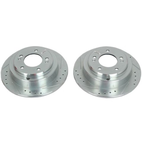 Power Stop 04-06 Kia Amanti Rear Evolution Drilled & Slotted Rotors - Pair thumbnail 3