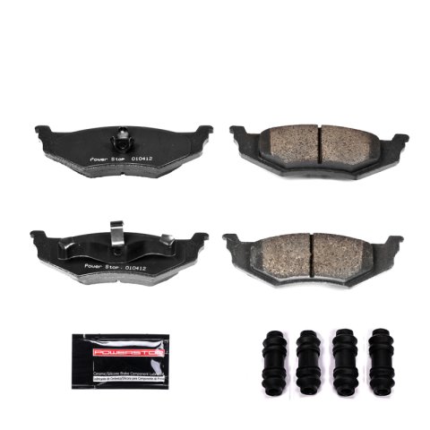 Power Stop 99-04 Chrysler 300M Rear Z23 Evolution Sport Brake Pads w/Hardware thumbnail 1