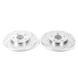 Power Stop 12-16 Chrysler Town & Country Rear Evolution Drilled & Slotted Rotors - Pair thumbnail 1