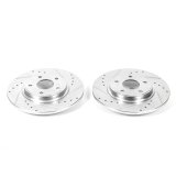 Power Stop 12-16 Chrysler Town & Country Rear Evolution Drilled & Slotted Rotors - Pair thumbnail 3
