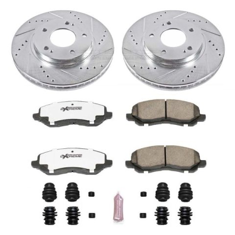 Power Stop 01-05 Chrysler Sebring Front Z26 Street Warrior Brake Kit thumbnail 1
