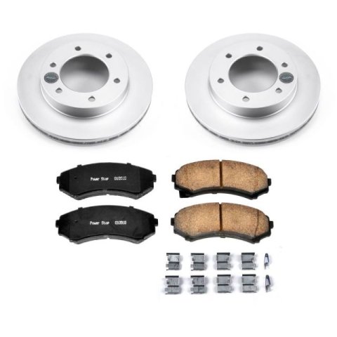 Power Stop 2002 Honda Passport Front Z17 Evolution Geomet Coated Brake Kit thumbnail 1