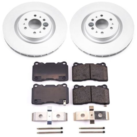Power Stop 04-07 Cadillac CTS Front Z17 Evolution Geomet Coated Brake Kit thumbnail 1