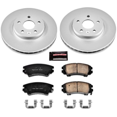 Power Stop 2017 Buick Regal Front Z17 Evolution Geomet Coated Brake Kit thumbnail 1