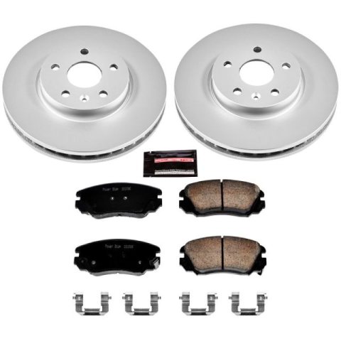 Power Stop 2010 Buick Allure Front Z17 Evolution Geomet Coated Brake Kit thumbnail 1