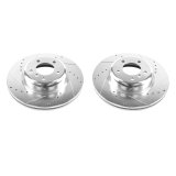 Power Stop 08-13 BMW 135i Front Evolution Drilled & Slotted Rotors - Pair thumbnail 2