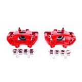 Power Stop 2018 Jeep Wrangler Rear Red Calipers w/Brackets - Pair thumbnail 3