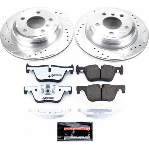Power Stop 13-18 BMW 320i xDrive Rear Z26 Street Warrior Brake Kit thumbnail 1