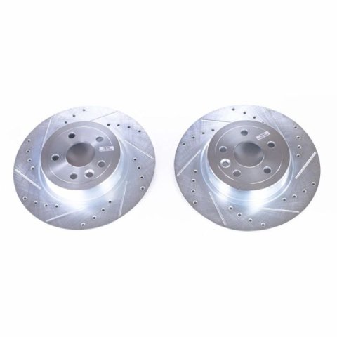Power Stop 16-18 Land Rover Range Rover Evoque Rear Evolution Drilled & Slotted Rotors - Pair thumbnail 3