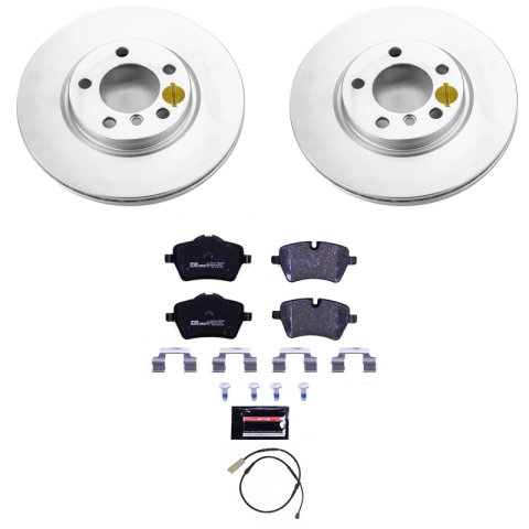 Power Stop 11-16 Mini Cooper Countryman Front Euro-Stop Brake Kit thumbnail 1