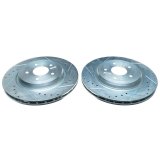 Power Stop 06-13 Chevrolet Corvette Rear Evolution Drilled & Slotted Rotors - Pair thumbnail 2