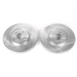 Power Stop 03-06 Mitsubishi Lancer Front Evolution Drilled & Slotted Rotors - Pair thumbnail 1