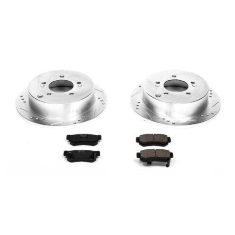 Power Stop 01-06 Hyundai Santa Fe Rear Z23 Evolution Sport Brake Kit thumbnail 1