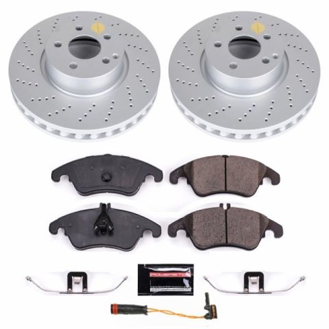 Power Stop 2014 Mercedes-Benz C300 Front Z23 Evolution Sport Coated Brake Kit thumbnail 1