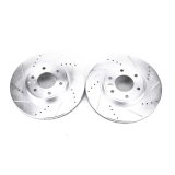 Power Stop 06-09 Chevrolet Trailblazer Front Evolution Drilled & Slotted Rotors - Pair thumbnail 2