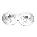 Power Stop 06-09 Chevrolet Trailblazer Front Evolution Drilled & Slotted Rotors - Pair thumbnail 3