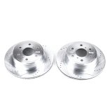 Power Stop 07-18 Chevrolet Silverado 1500 Rear Evolution Drilled & Slotted Rotors - Pair thumbnail 2